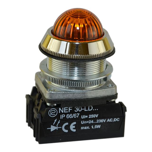 Lampka NEF30LDSHV/500V żółta