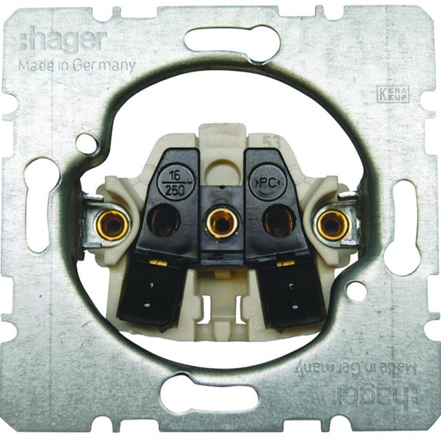 one.platform Gniazdo bez uziemienia samozaciski (mechanizm) Berker 396161 WDS5100 HAGER