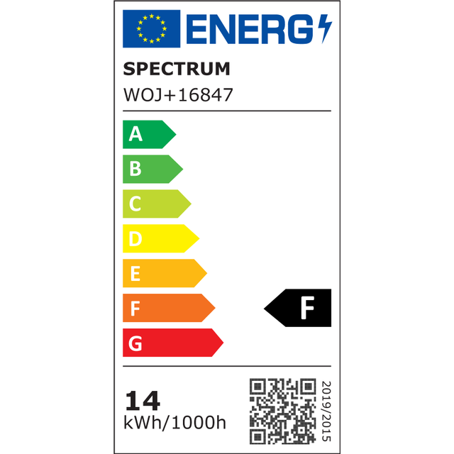 Żarówka LED AR111 GU10 230V 14W BASIC 2 SMD 40ST WW b. ciepła CZARNY Spectrum LED