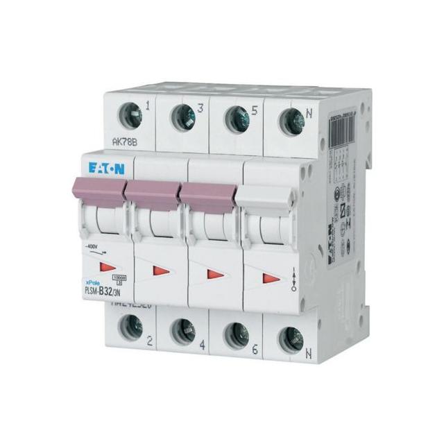 PLSM-C32/3N-MW Wyłącznik nadprądowy 10kA C32A 3P+N 242546 EATON