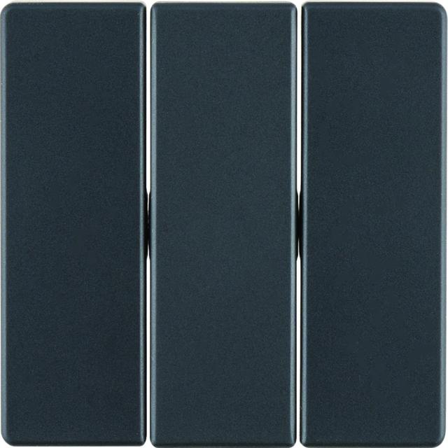 BERKER Q.x Klawisze do łącznika 3-klawiszowego antracyt aksamit 16656086 HAGER