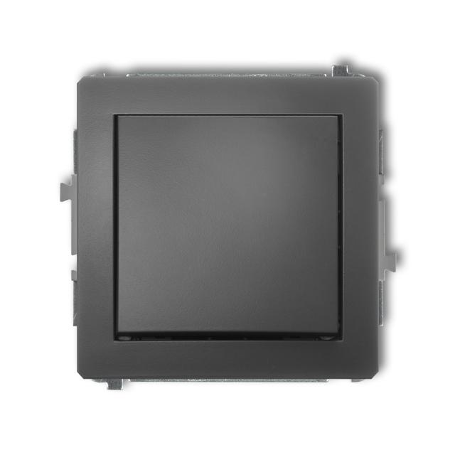 DECO Mechanizm łącznika jednobiegunowego grafitowy mat