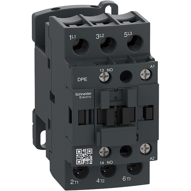 Easy TeSys DPE stycznik mocy, 32A, 3P, 24V 50/60 Hz cewka, styk pomocniczy 1zw