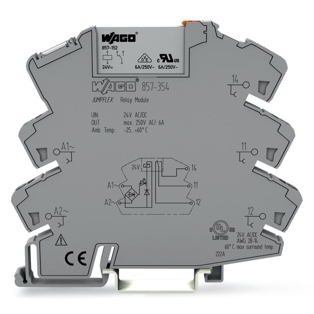 JUMPFLEX podstawka z przekaźnikiem 24V AC/DC 1p