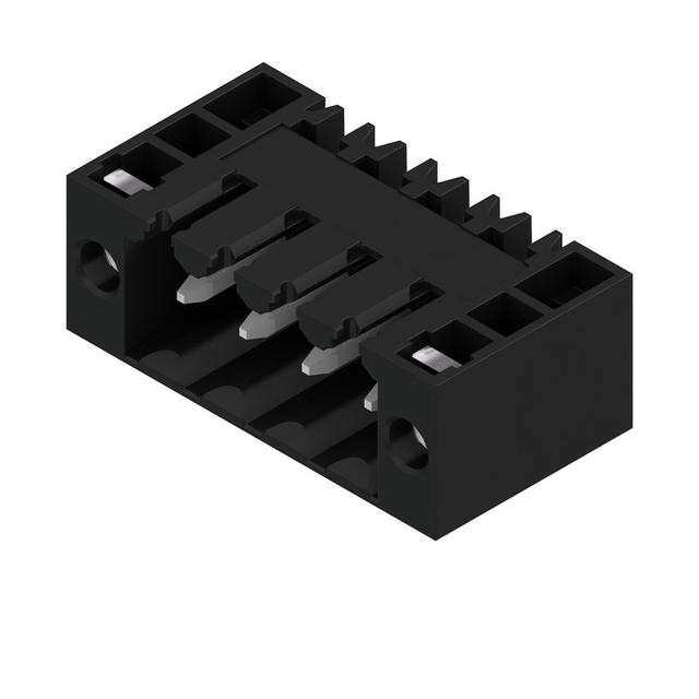 SL 3.50/04/90F 4.5 SN BK BX Wtyki PCB (złącza płyty), 3.50 mm, Liczba biegunów: 4, kąt odejścia: 90° /100szt./ 1615550000 WEIDMÜLLER