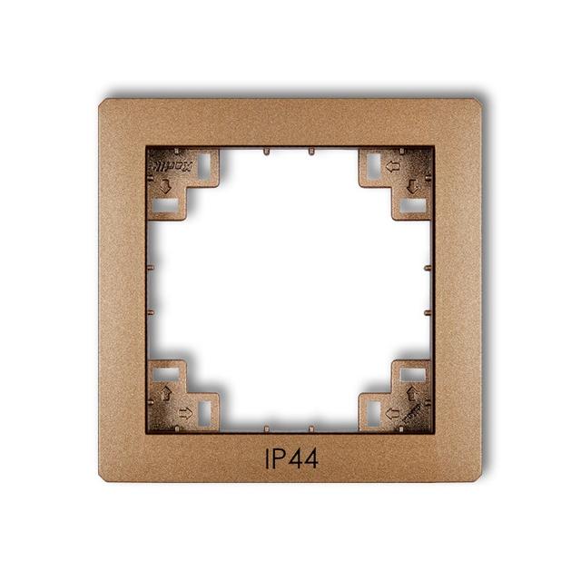 DECO Ramka pośrednia do łączników IP44 złoty metalik