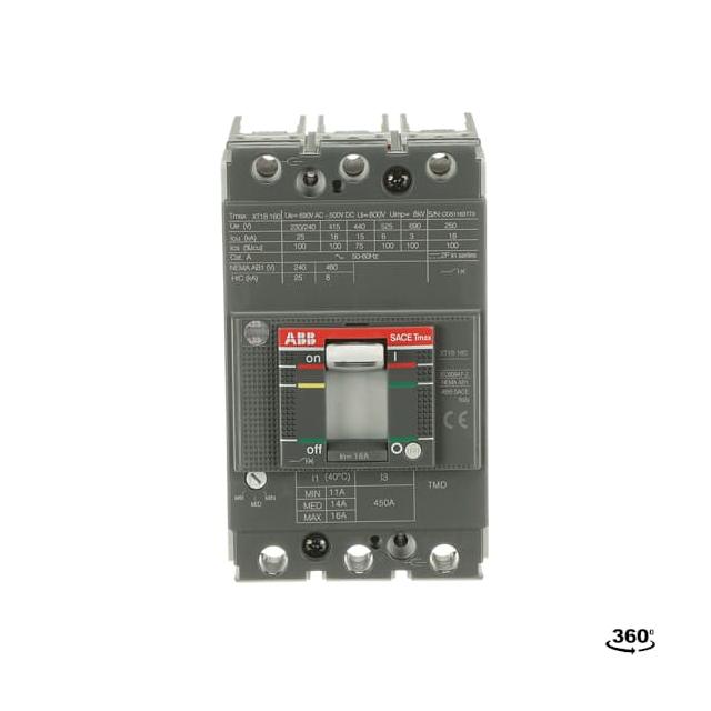 XT1B 160 TMD 16-450 3p F F wyłącznik kompaktowy 1SDA066799R1 ABB