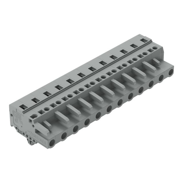 MCS-MIDI Classic gniazdo 12-bieg. szare raster 7,5 mm /25szt./ WAGO