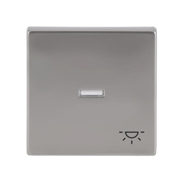 PURE Klawisz z symbolem „światło” Do przycisku zwiernego stal szlachetna