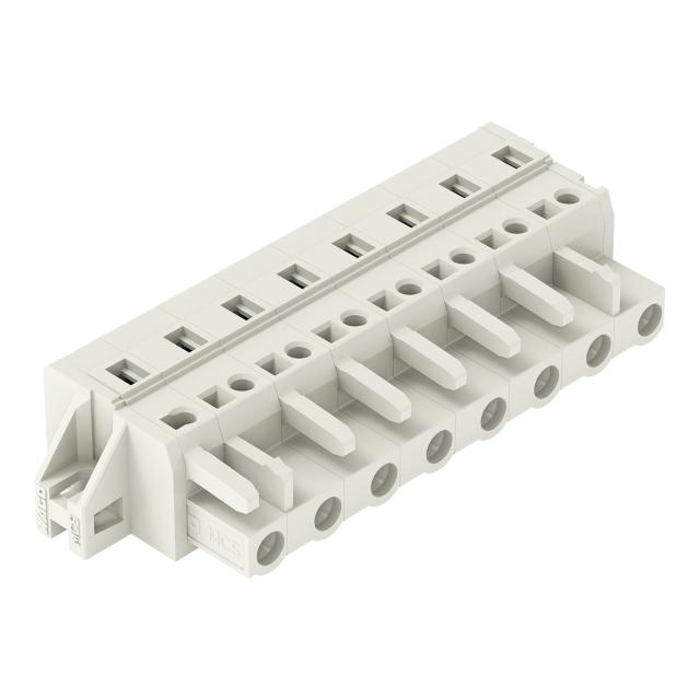 Gniazdo MCS‑MIDI Classic 8‑biegunowe jasnoszare raster 7,5mm 721‑208/031‑000 /25szt./ WAGO