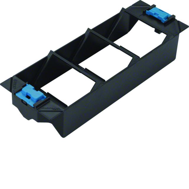 tehalit.GB-EG Puszka montażowa teleinformatyczna potrójna PC-ABS czarny GTVD300 HAGER