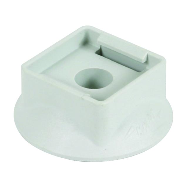 Podkładka, wys. 10 mm, do wspornika grip lub hold, tworzywo, szara 276016 DEHN