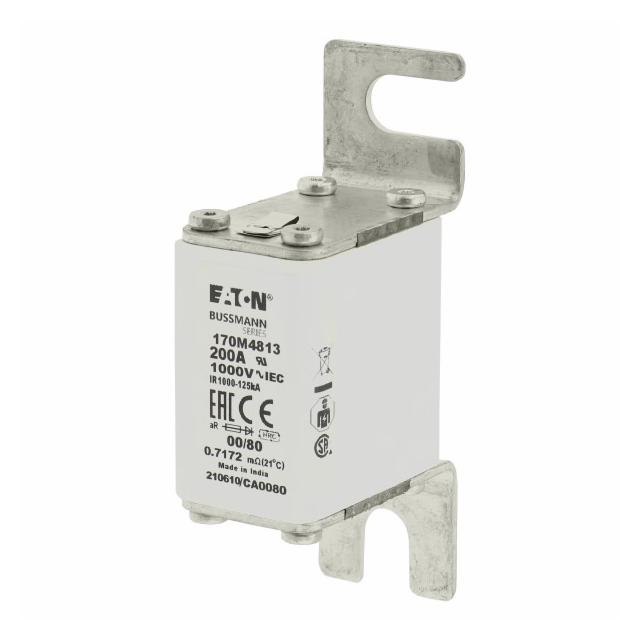 80A 1000V 00/80 aR INDICATOR FUSE Wkładka szybka 80A AC 1000V rozmiar 00 30x47x98 mm aR DIN 170M4809