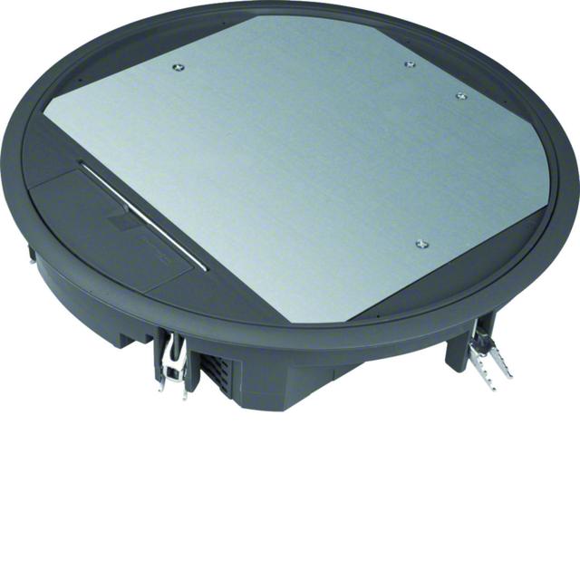 tehalit.VE-EE Pokrywa uchylna VR12 fi306 wykładzina 5mm czarny PA VR12059005 HAGER