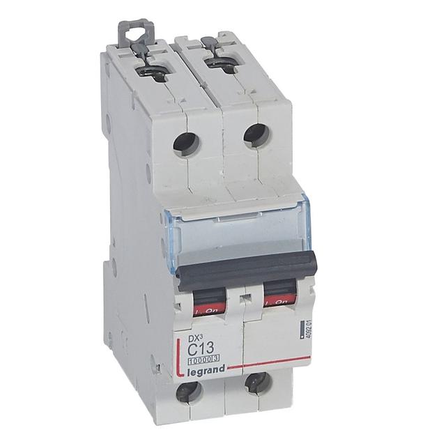 Wyłącznik Nadprądowy S 312 2P C13A 10000A DX3 409201 LEGRAND