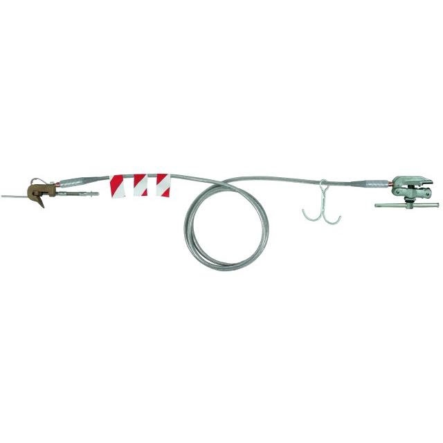 Uziemiacz 70 mm2 o dł. 12000 mm Al, z zaciskami do szyn