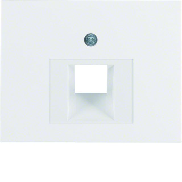 BERKER Element centralny do gniazda przyłączeniowego UAE 1-krotnego; kremowy 14078982 14077009 HAGER