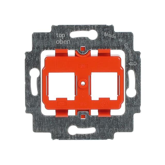 Pierścień nośny z cokołem Do 2 złączy Modular Jack pomarańczowy 2CKA001753A8056 ABB