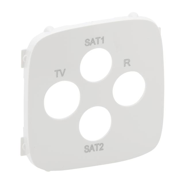 Valena Allure Plakietka Gniazda Tv-Rd-Sat-Sat Biała 754815 LEGRAND