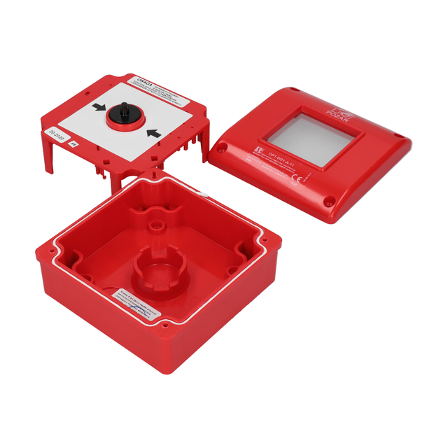 OP1-WER.PODTYN.PRZYCISK ZWAL.SAMOCZ. 1ZWIER.1ROZ+LED SYGN.230VAC+MŁOTECZEK