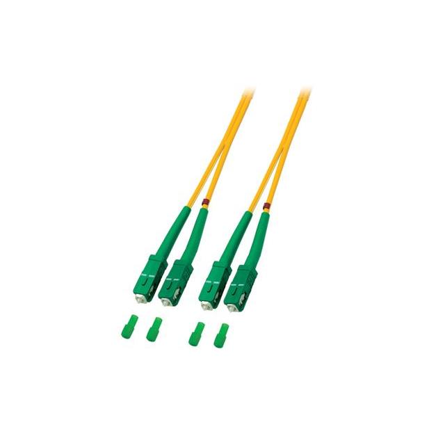 Patchcord SM, 9/125, SC/APC-SC/APC duplex dł. 1m