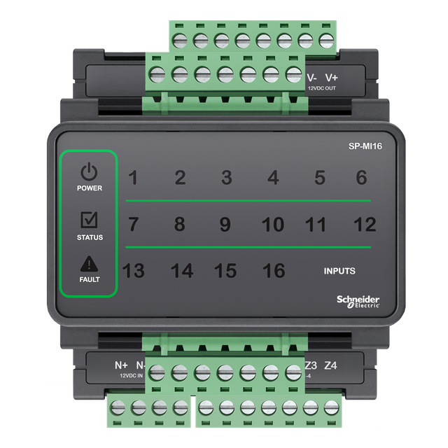 Moduł 16 wejść nadzorowanych, mini