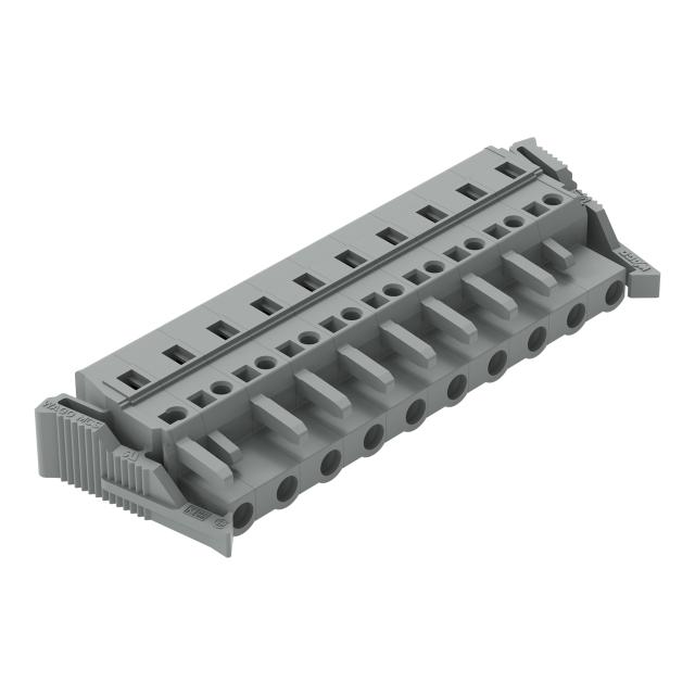 MCS-MIDI Classic gniazdo 10-bieg. szare raster 7,5 mm /25szt./ WAGO