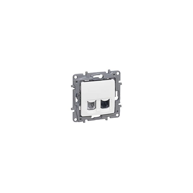 Niloe/Niloe Selection - Gniazdo Rj12+Rj45 Kat. 5E Utp Białe 764570 LEGRAND