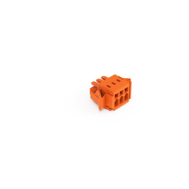 MCS-MINI Classic gniazdo 3-bieg. pomarańczowe raster 3,81 mm /100szt./ WAGO