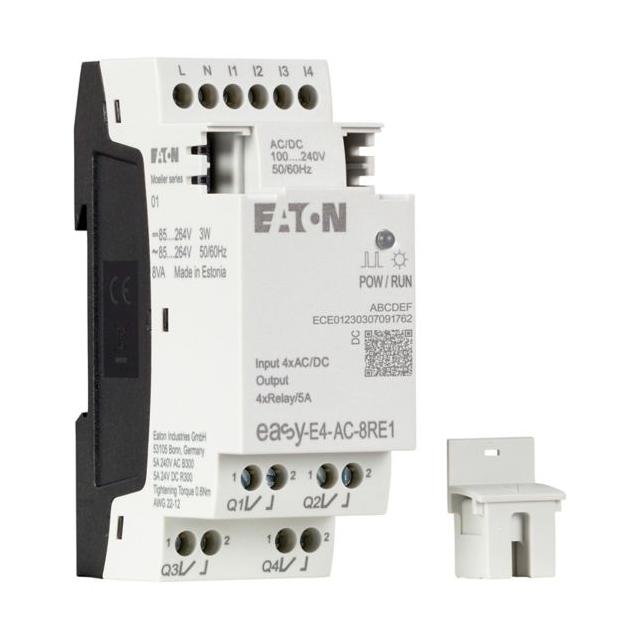 EASY-E4-AC-8RE1 easyE4 rozszerzenie 230VAC/DC, 4DI, 4DO-R 197221 EATON