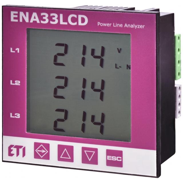 Analizator parametrów sieci 96x96 ENA33LCD 004656910 ETI