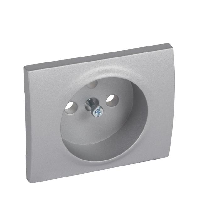 SISTENA LIFE PLAKIETKA METALIC GNIAZDA POJEDYNCZEGO 2P+Z, Legrand