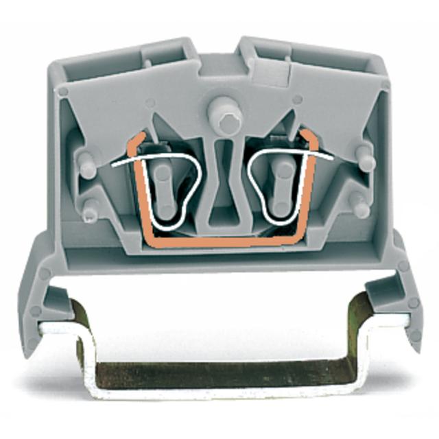 złączka 2-przewodowa 2,5 mm2 szara