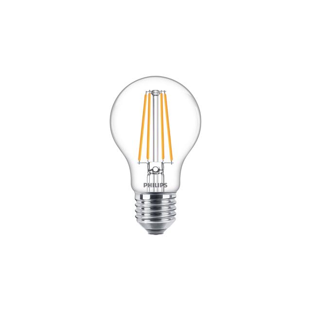 Żarówka LED 8,5W=75W 1055lm 2700K barwa ciepła kulka 8,5-75W E27 A60 827 Szkło przezroczyste PHILIPS