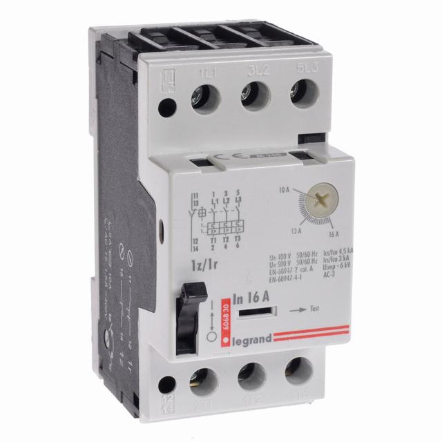 Wyłącznik Silnikowy 3P 7,5Kw 10-16A M 250 1R/1Z 16 606830 LEGRAND