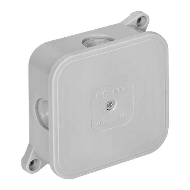 Puszka n/t ECO IP44 400V 4 dławnice gumowe 85x85x35mm szary OR-JB-13806/G ORNO
