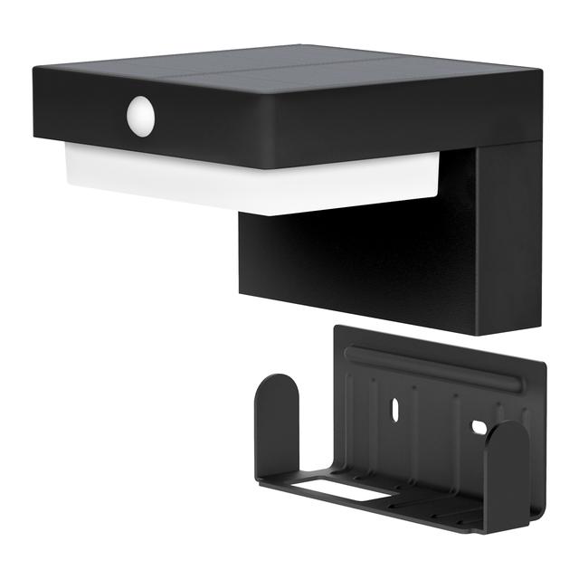 Kinkiet solarny z czujnikiem ruchu WILLOW LED 4,5W 400lm IP44 4000K neutralna biała SL/R-4/B ORNO