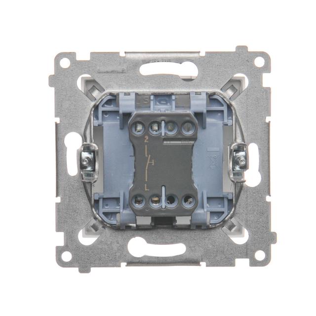 Simon 54 Przycisk „dzwonek” 16A z. śrub. biały