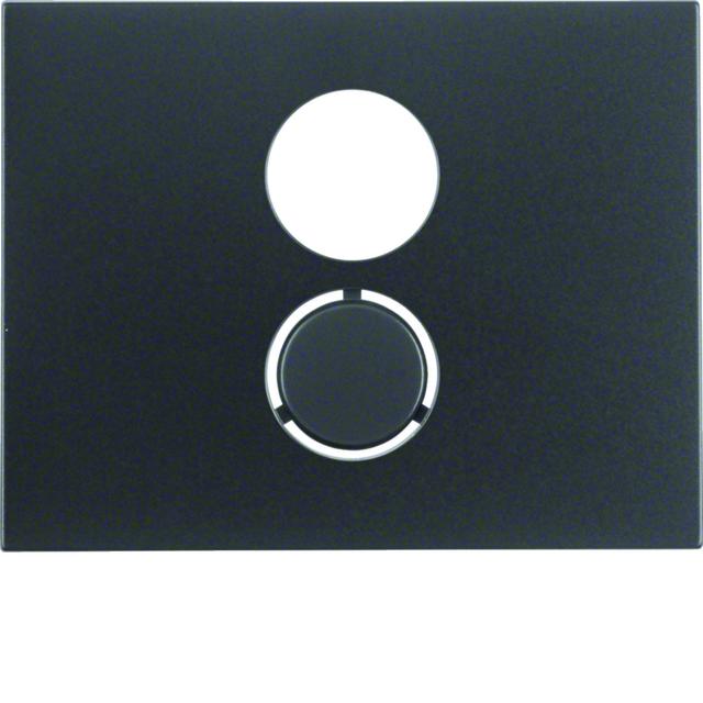 BERKER K.1 Płytka czołowa do gniazda głośnikowego antracyt mat lakierowana 11847006 HAGER