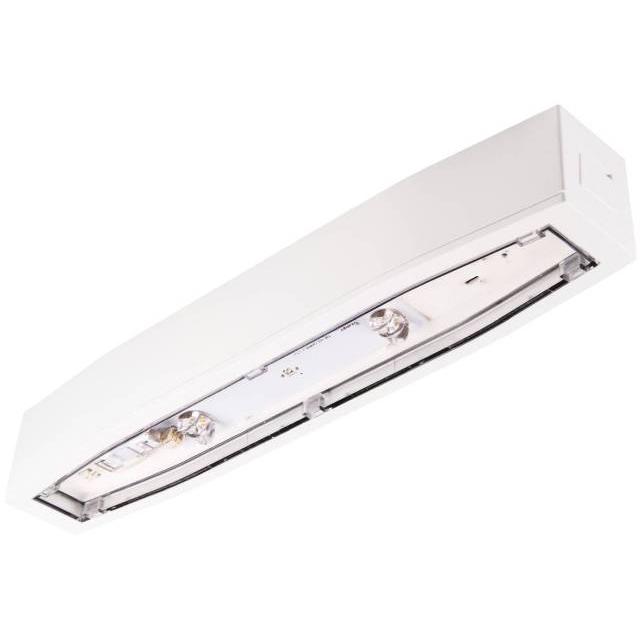 Oprawa sieciowo-awaryjna natynkowa SUPREMA LED SCH 350 A 3H CT IP54 NT / soczewka korytarzowa do pom