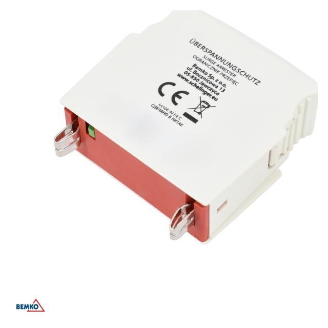 WKŁADKA DLA OGRANICZNIKA PRZEPIĘĆ KLASA T1T2 (B+C) 8kA SCHELINGER