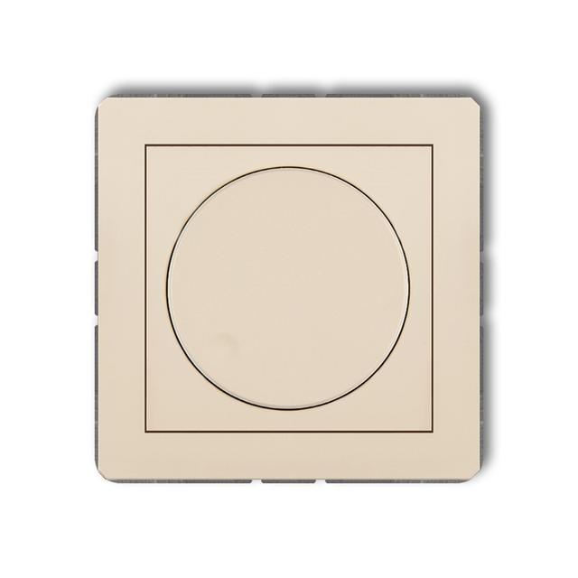 DECO Elektroniczny regulator oświetlenia przycisk-obrót do lamp LED beżowy 1DRO-2 KARLIK