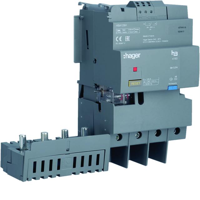 Blok różnicowo-prądowy 4P 125A bez regulacji HBA128H HAGER