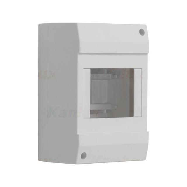 03851; DB104W 1X4P/SM Rozdzielnica natynkowa z listwami DIN