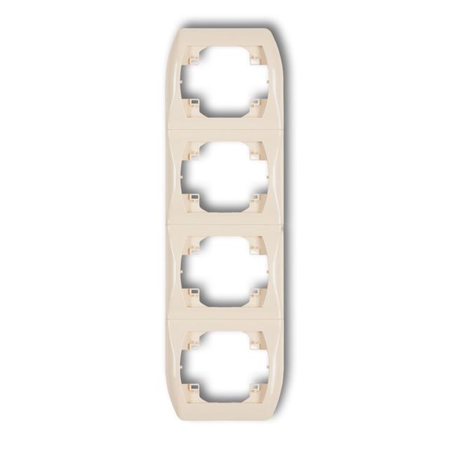 TREND Ramka pionowa poczwórna beżowa