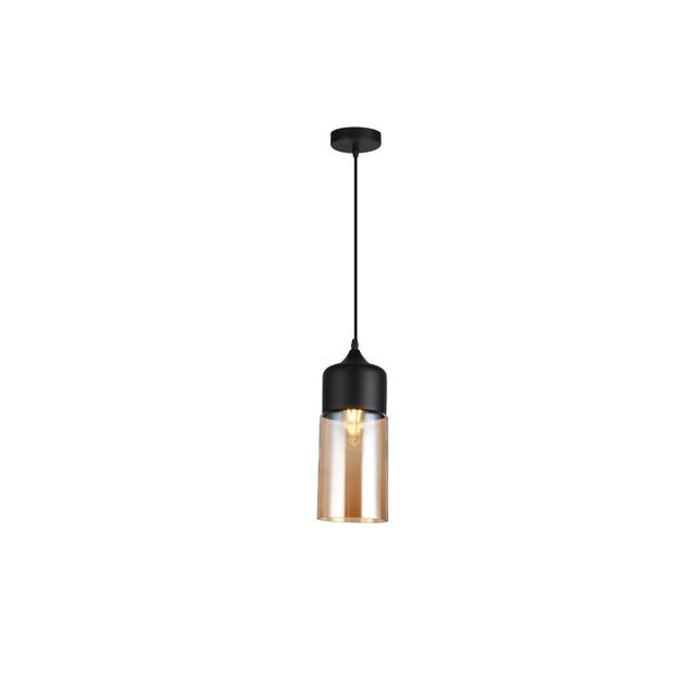 OPRAWA SUFITOWA LENDER 3, 9300, AC220-240V, 50/60Hz, 1*E27, IP20, ŚR. 18 cm, POJEDYNCZA, CZARNA