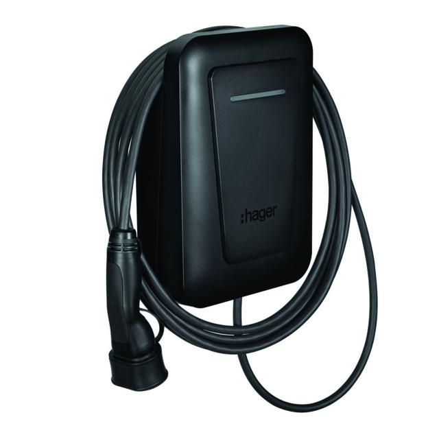 EVCS witty one 1x11kW 3f z kablem 6,5m T2 RFID Bluetooth