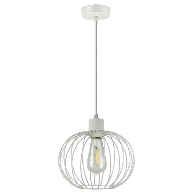 Sola 1P E27 lampa wisząca max. 60W biała AD-LD-6266WE27M ORNO