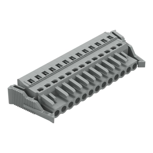 Gniazdo MCS-MIDI Classic 13-biegunowe szare raster 5mm /25szt./ 231-113/037-000 WAGO