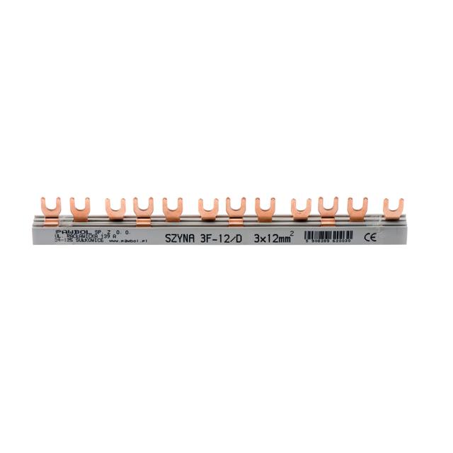 Szyna prądowa 3F, S-12 12mod. dzielona, 63A, 12 mm2 E.4037B PAWBOL